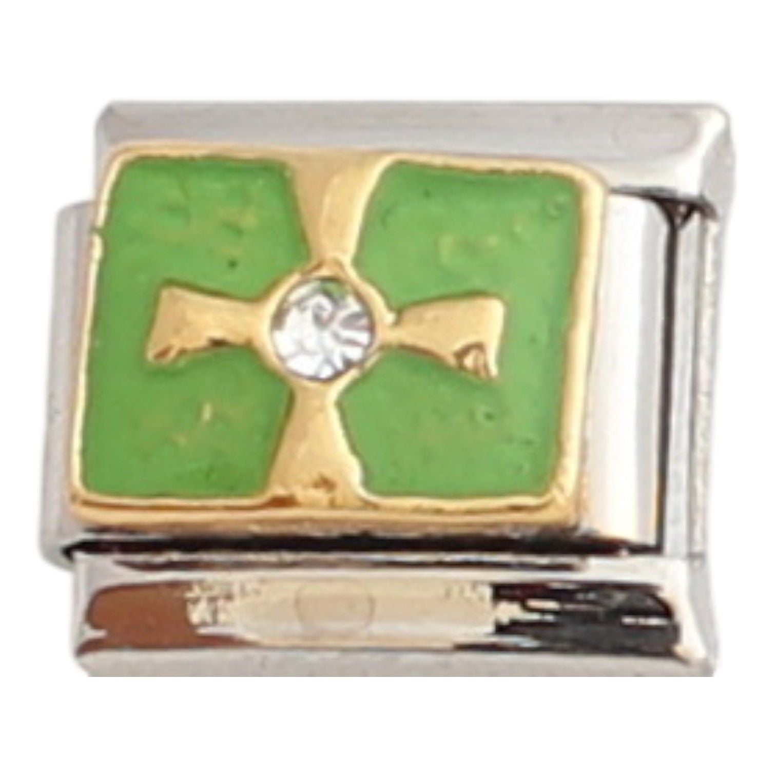 Green Cross 9mm Charm