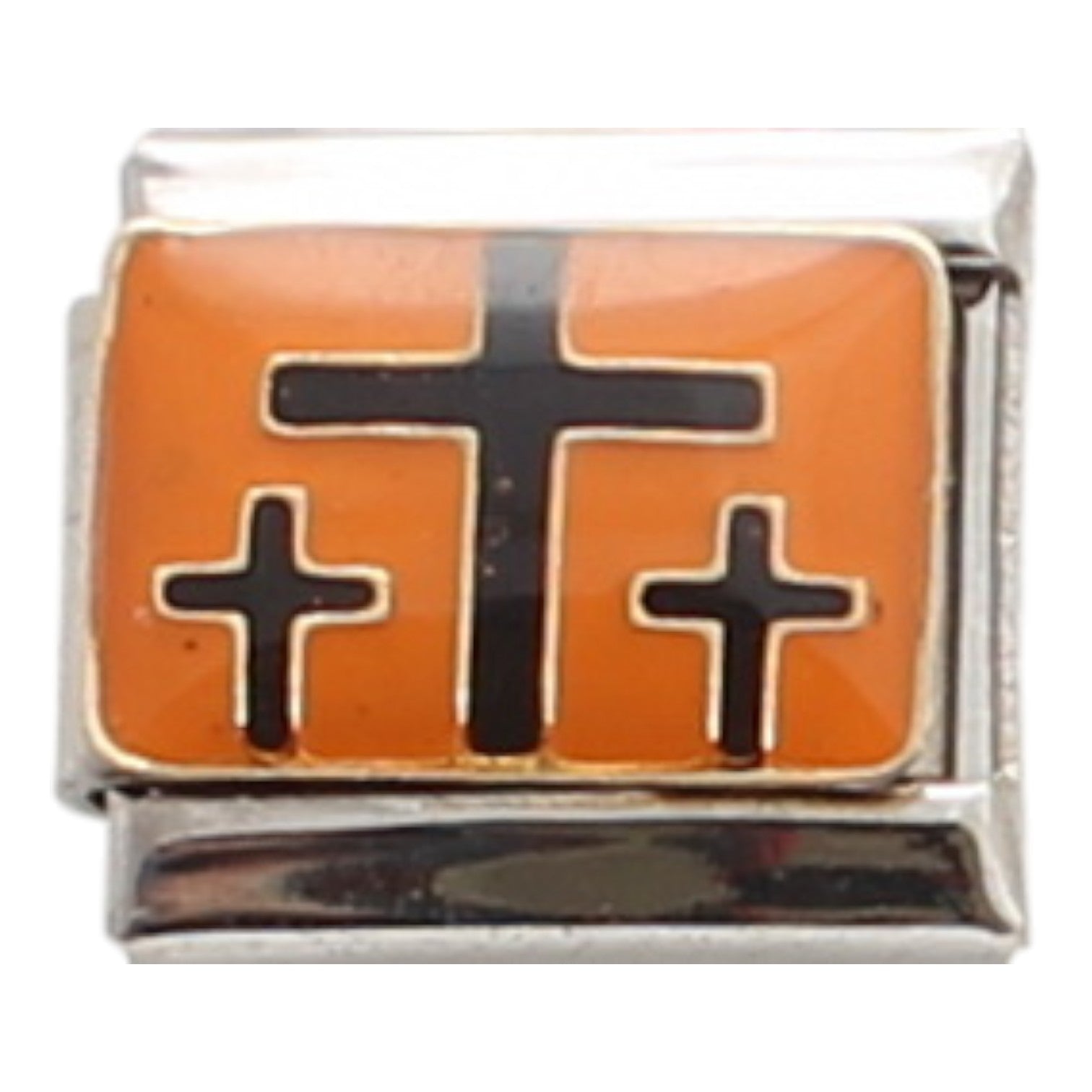 3 Crosses 9mm Charm