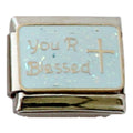 You R Blessed 9mm Charm