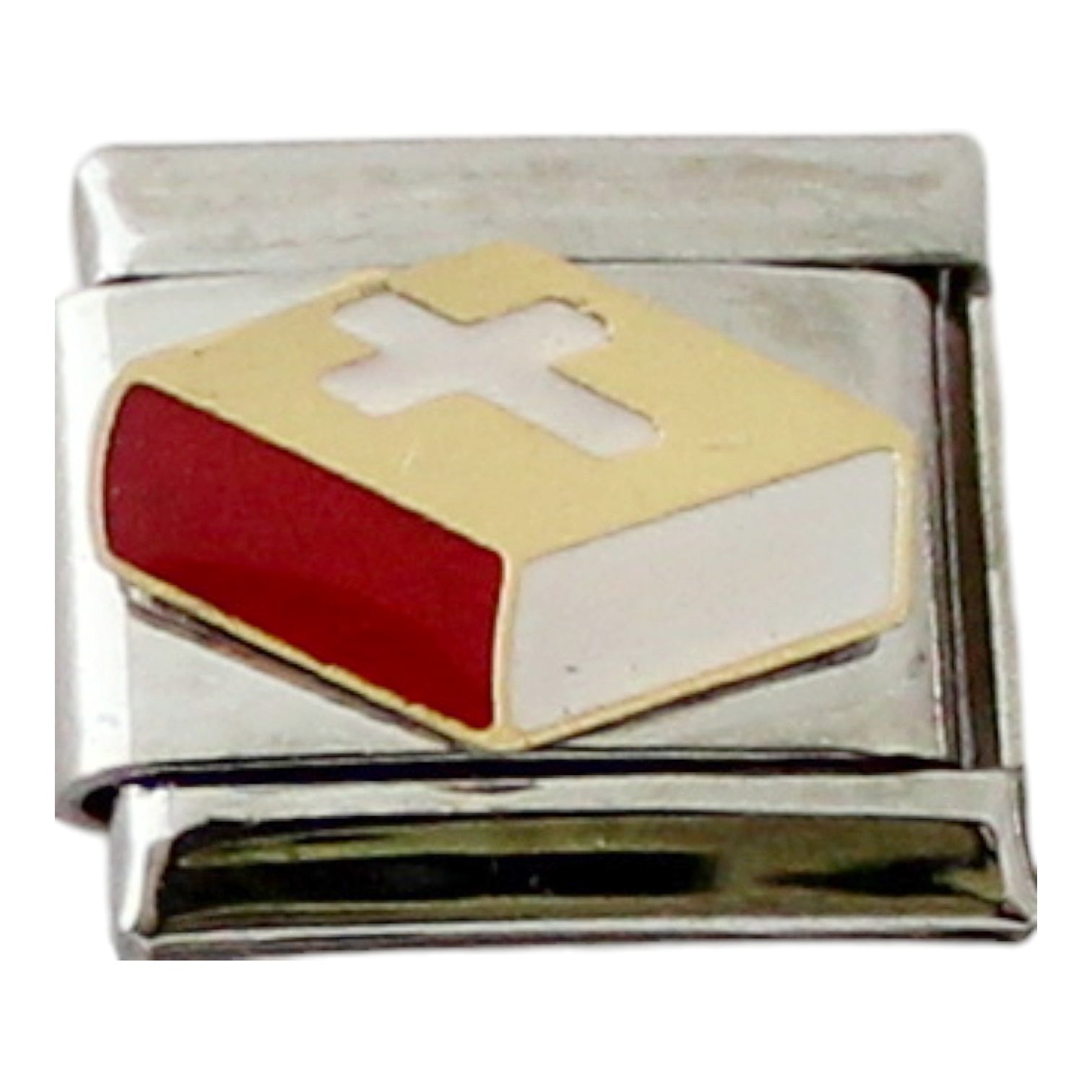 Gold Bible 9mm Charm