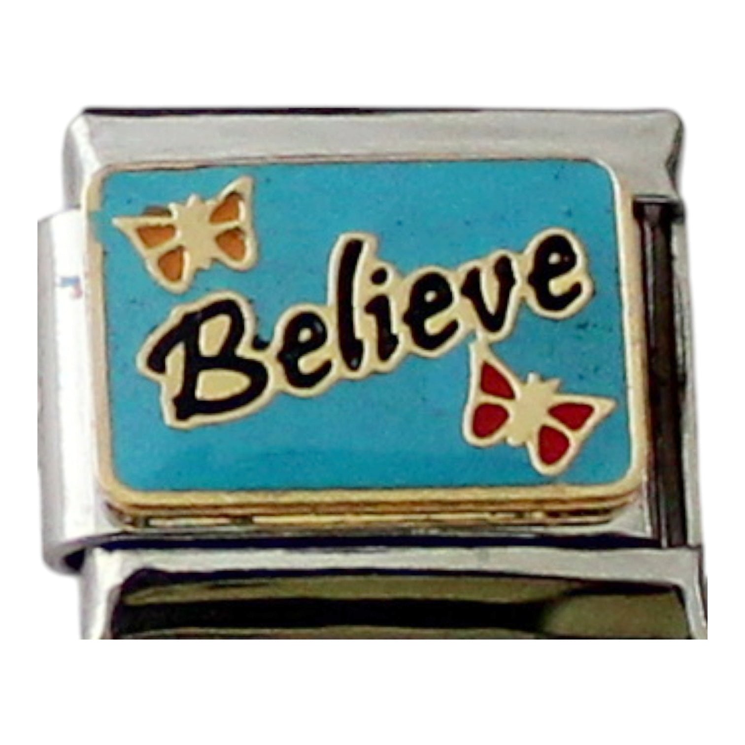 Believe Blue 9mm Charm