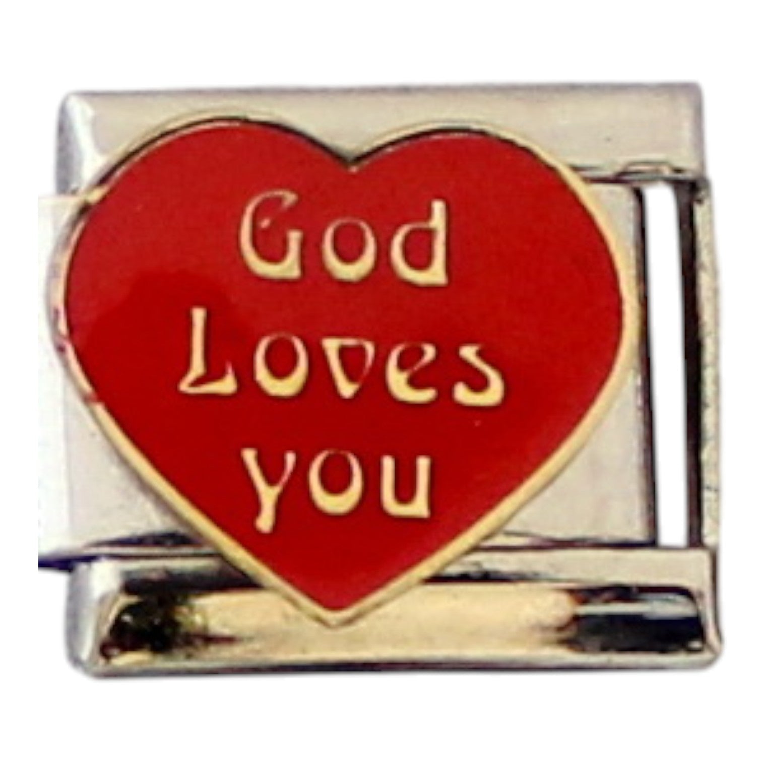 God Loves you 9mm Charm