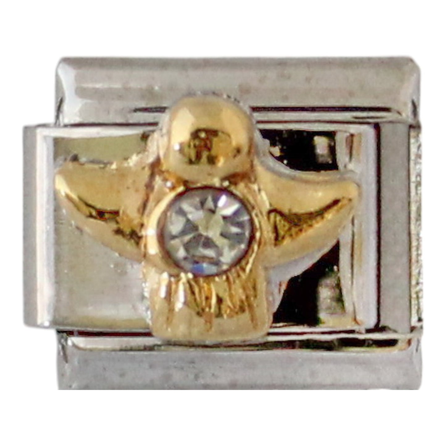 Angel with Stone 9mm Charm