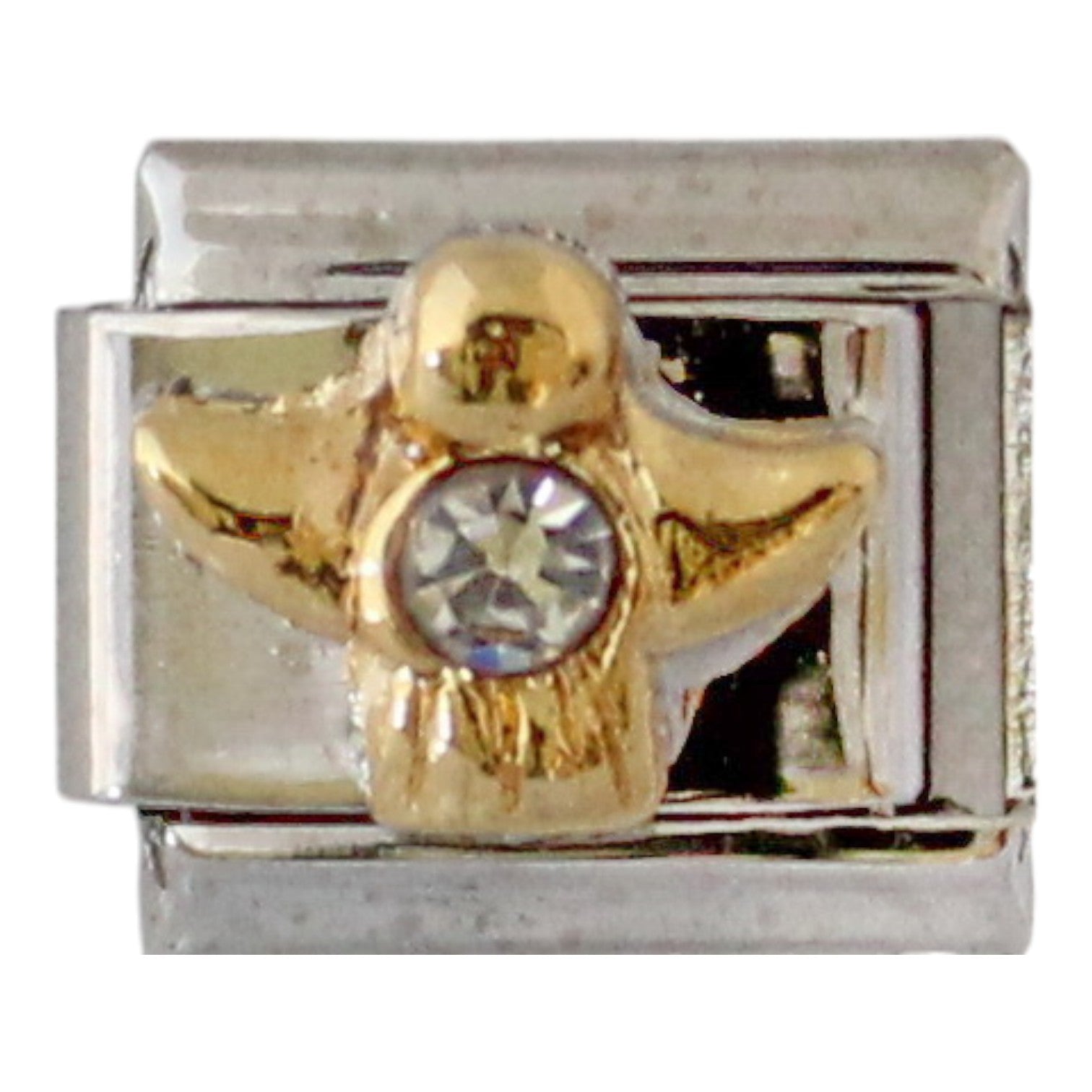 Angel with Stone 9mm Charm