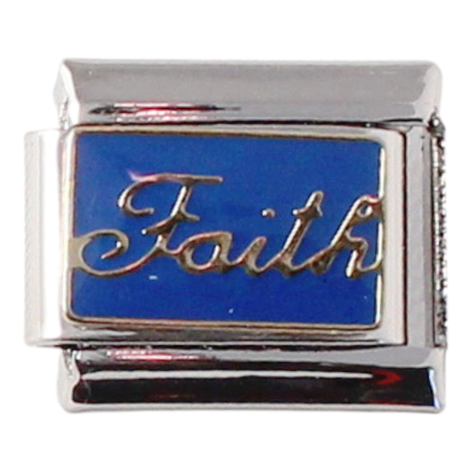 Faith Blue 9mm Charm