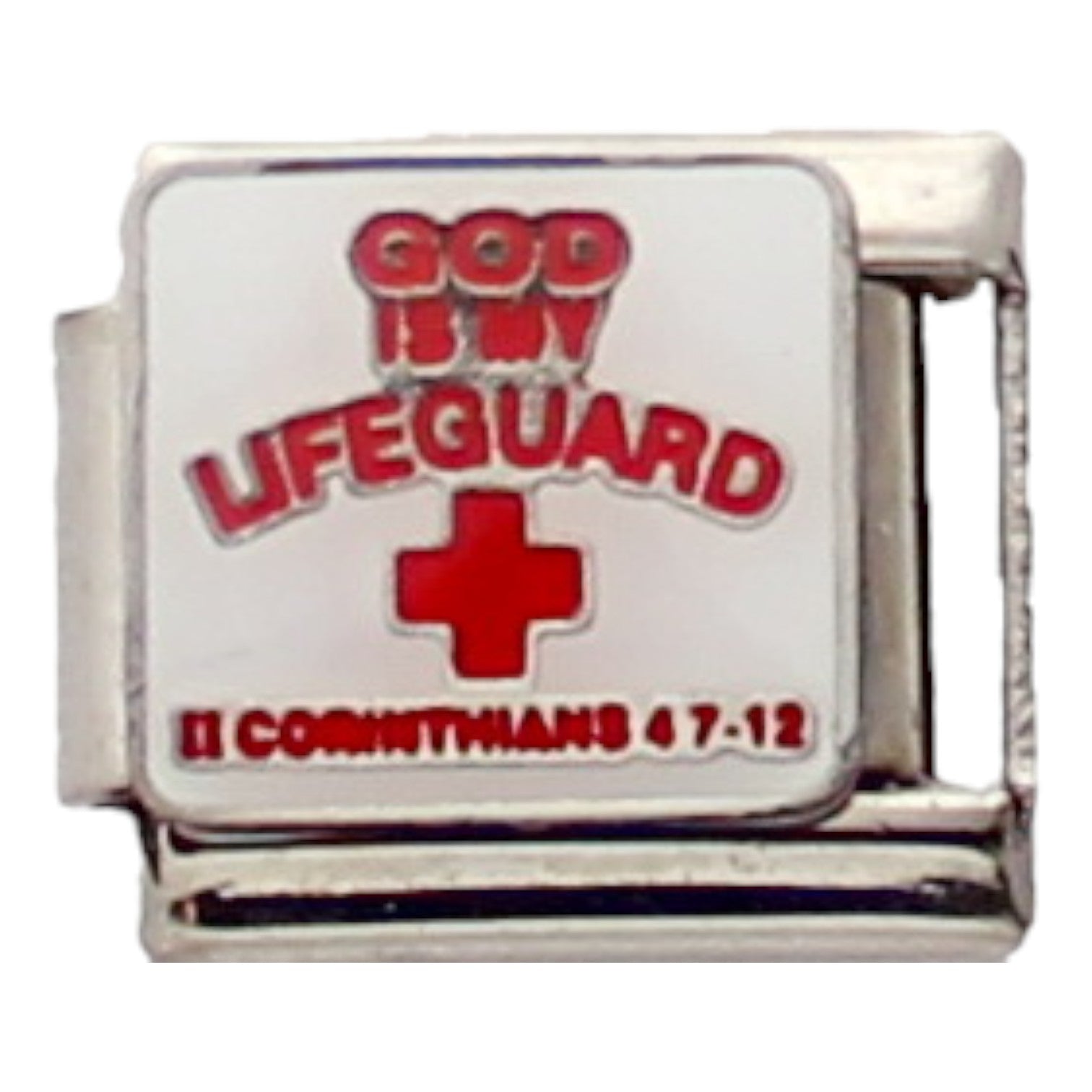 God is my Lifeguard 9mm Charm