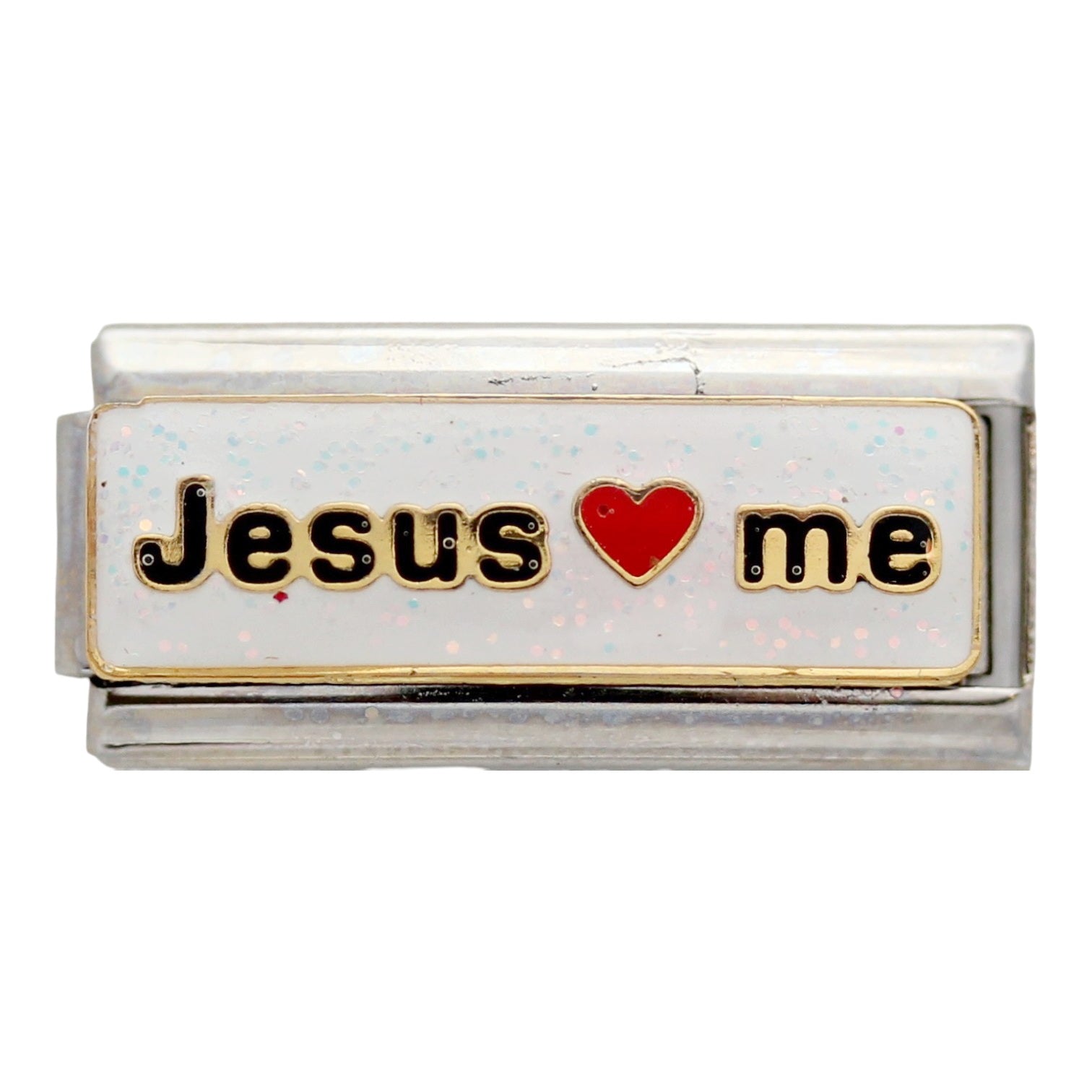 Jesus Loves Me (Superlink) 9mm Charm
