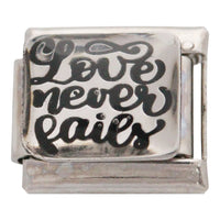 Love Never Fails 9mm Charm