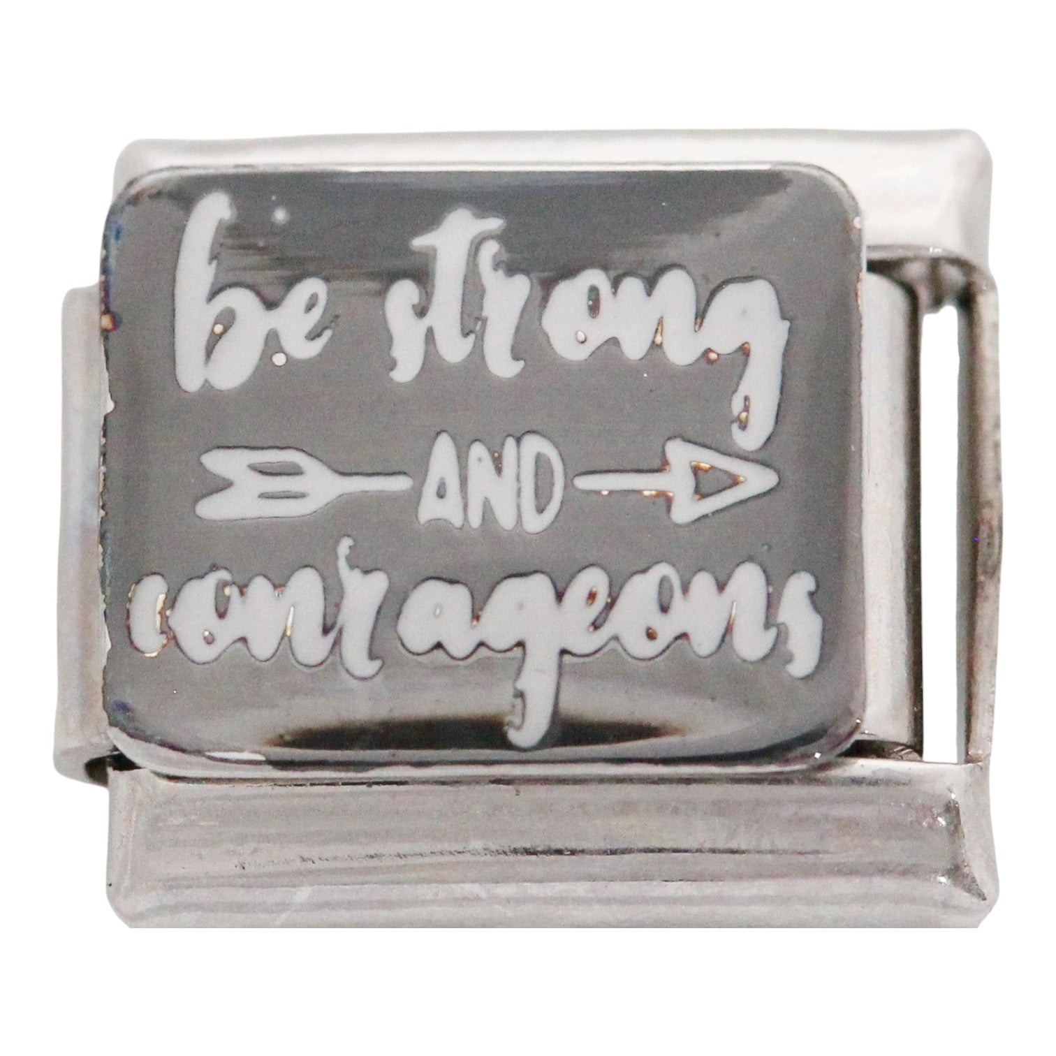 Be Strong and Courageous 9mm Charm
