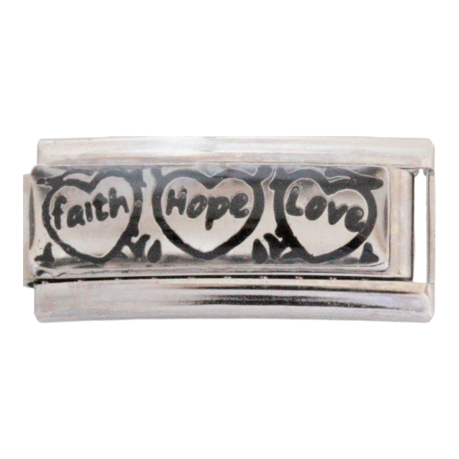 Faith Hope Love (Superlink) 9mm Charm