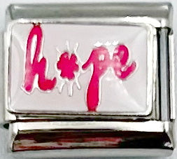 Pink Hope 9mm Charm