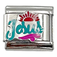 Jesus Colour 9mm Charm