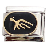 Zodiac Aquarius 9mm Charm