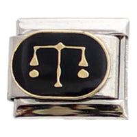 Zodiac Libra 9mm Charm