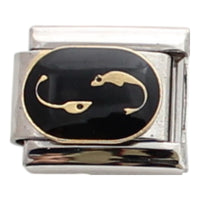 Zodiac Pisces 9mm Charm