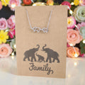 Elephants Pendant & Chain - Card 282