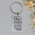 Engraved Dog Tag Keyring - Fire