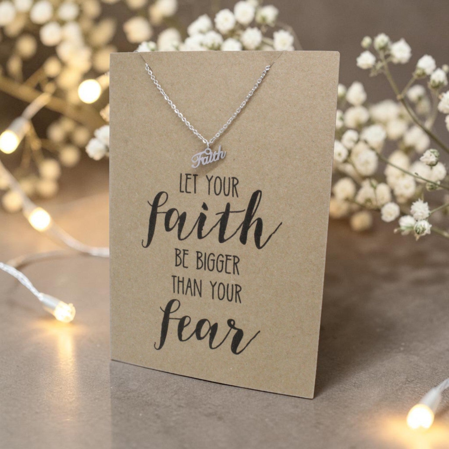 Faith Pendant & Chain - Card 74