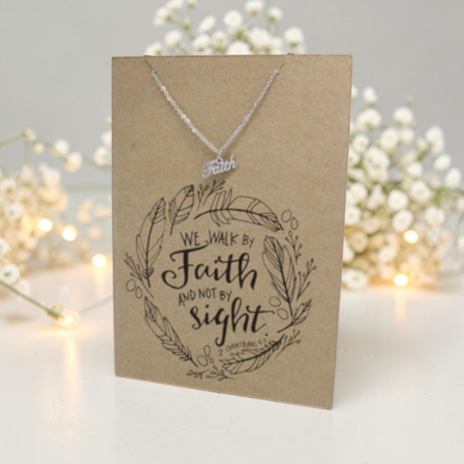 Faith Pendant & Chain - Card 75