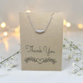 Feather Pendant & Chain - Card 225