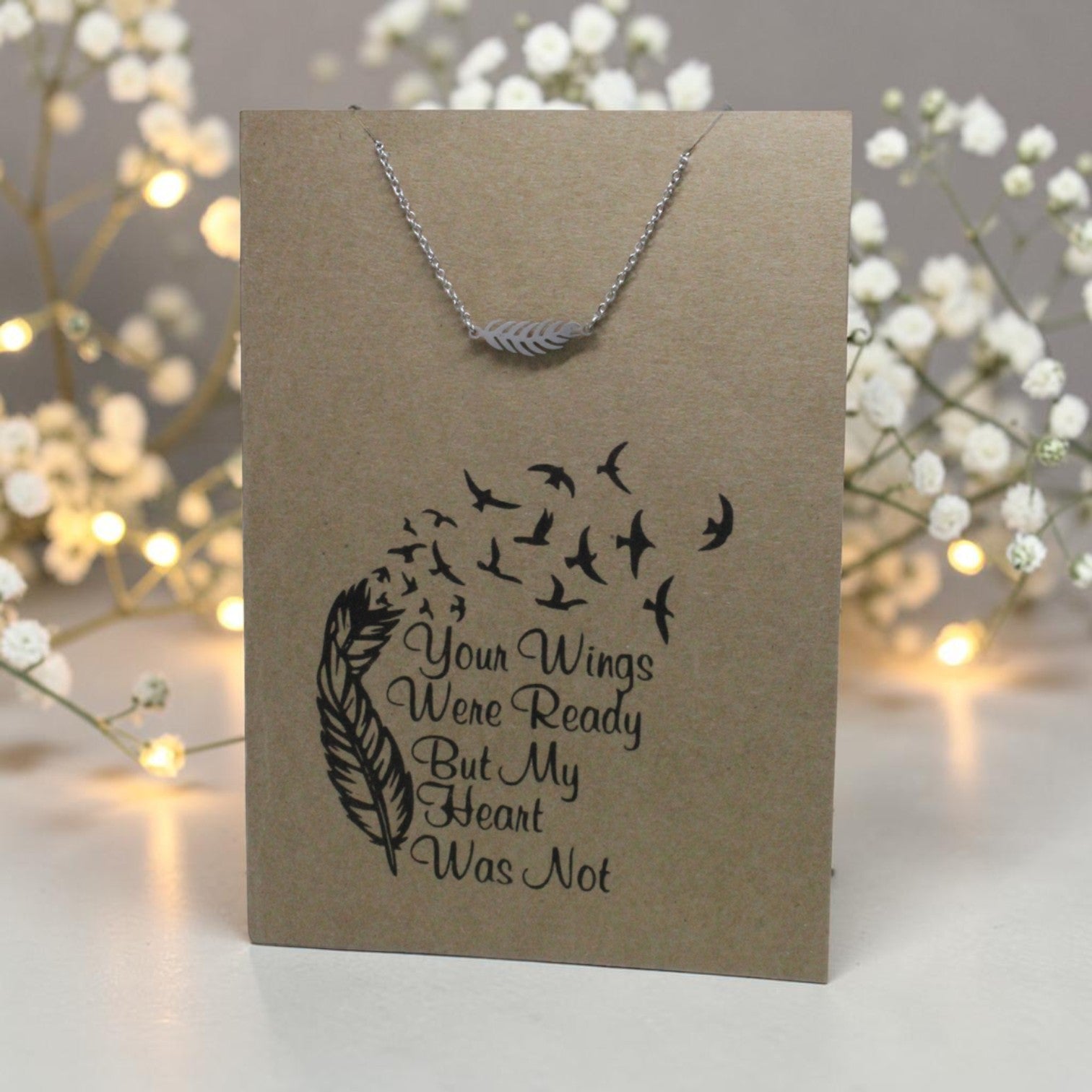 Feather Pendant & Chain - Card 52