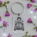 Gamer Dad Dog Tag Keyring