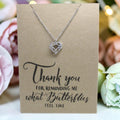 Geometric Heart Pendant & Chain - Card 222