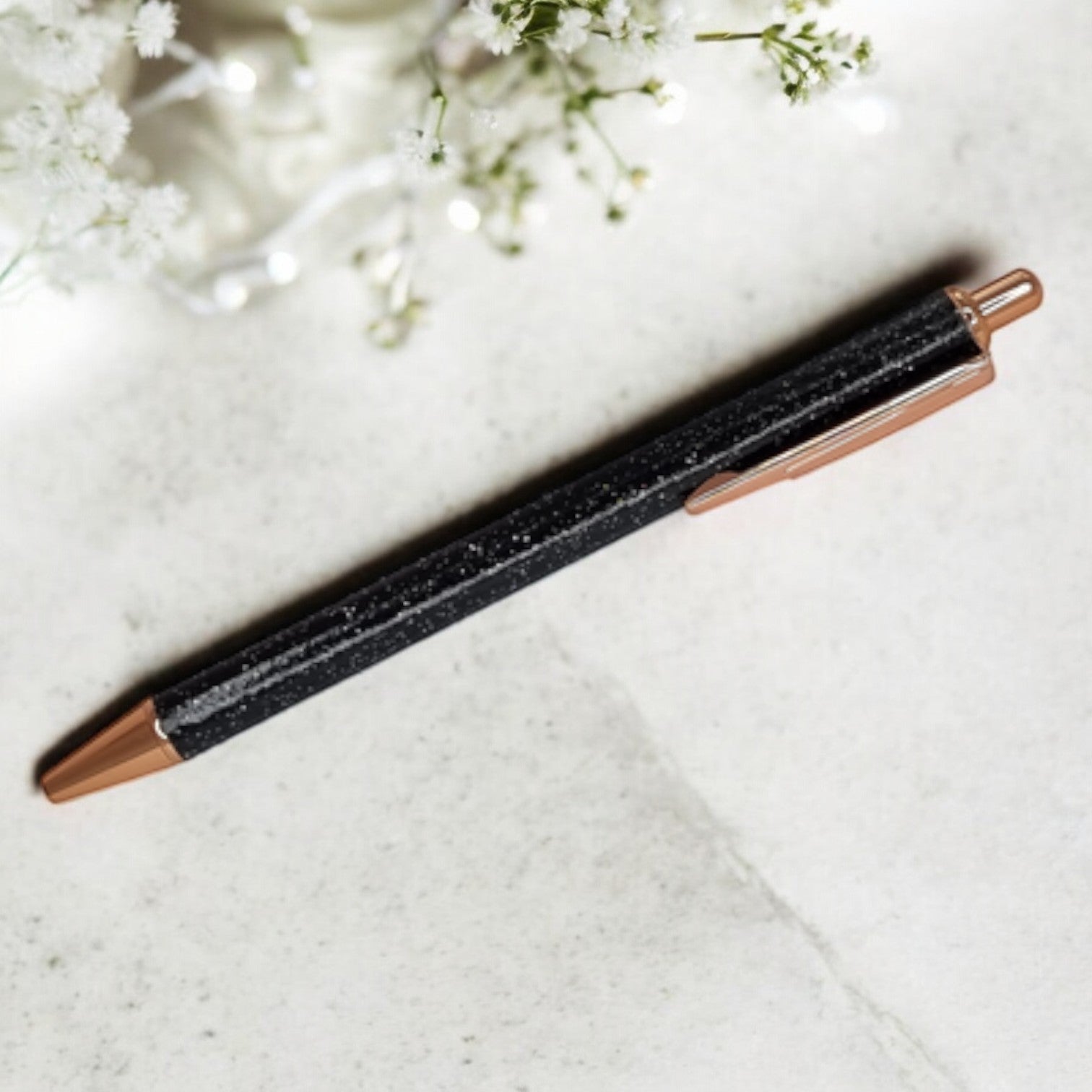 Glitter Pen - Black (No engraving)