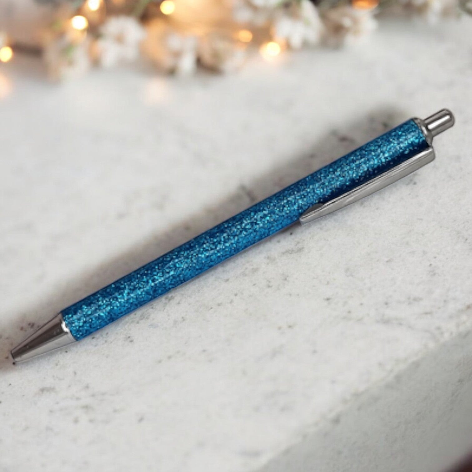 Glitter Pen - Blue (No engraving)