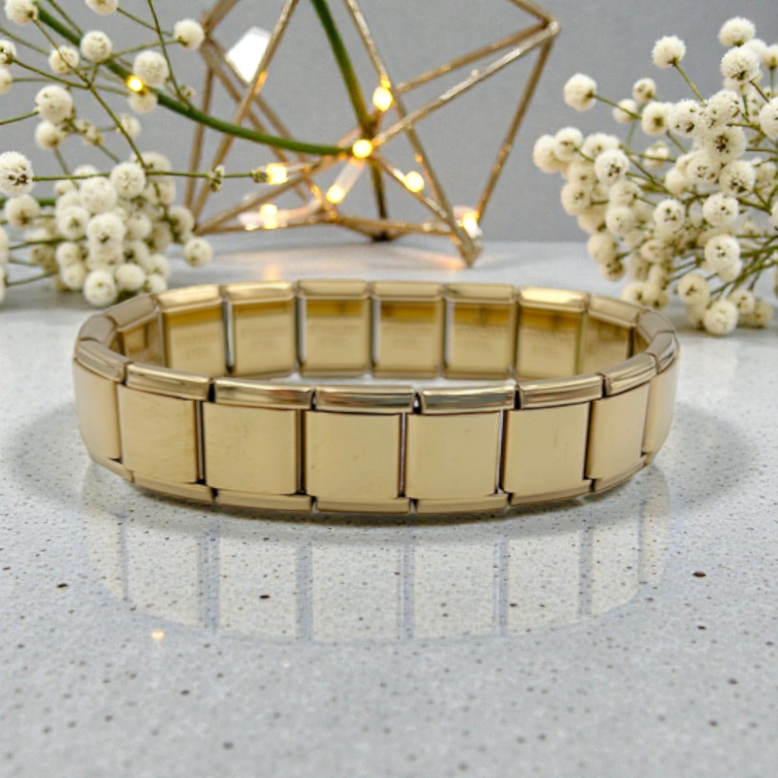 13mm Gold Plated Starter Bracelet