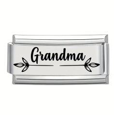 9mm Laser Italian Charm - Grandma Superlink
