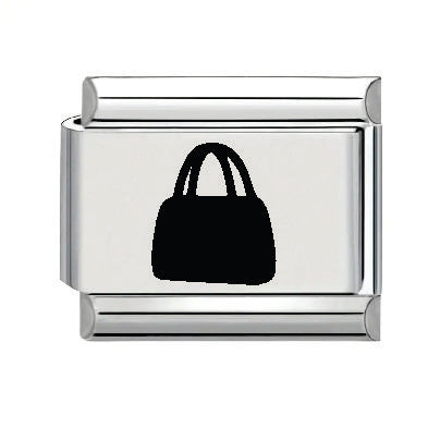 9mm Laser Italian Charm - Handbag