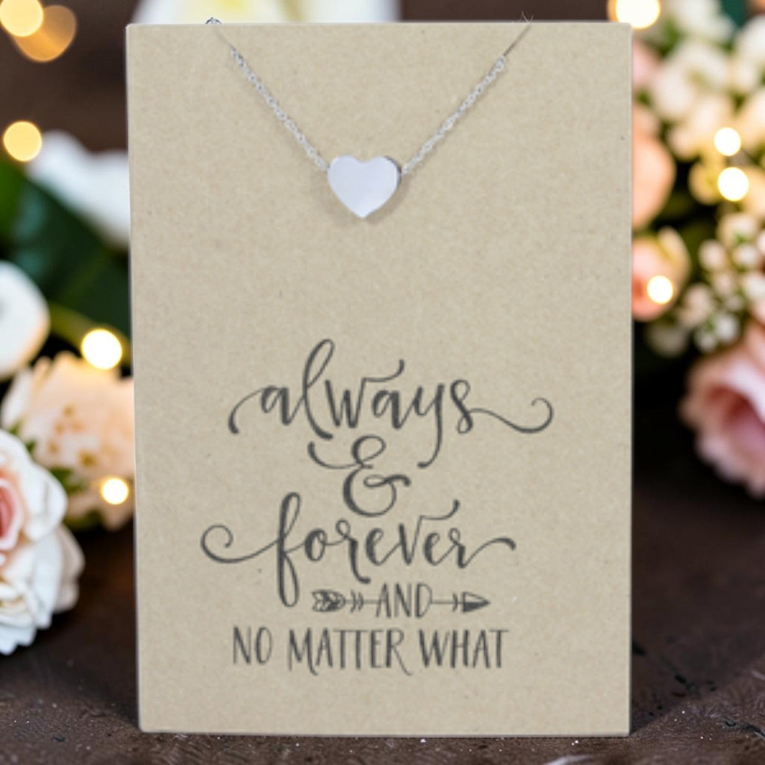 Heart Pendant & Chain - Card 234
