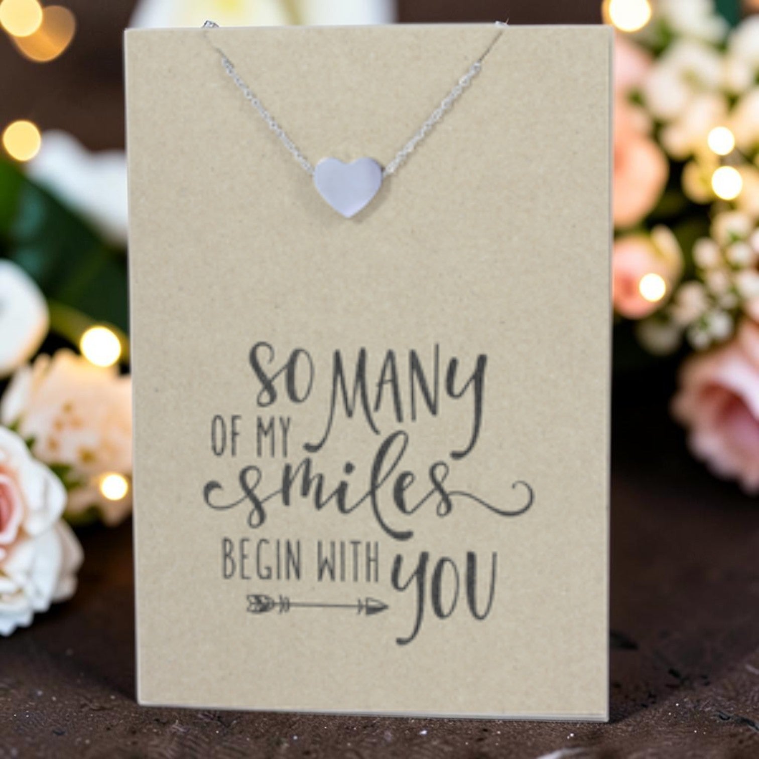 Heart Pendant & Chain - Card 235