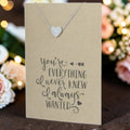 Heart Pendant & Chain - Card 238