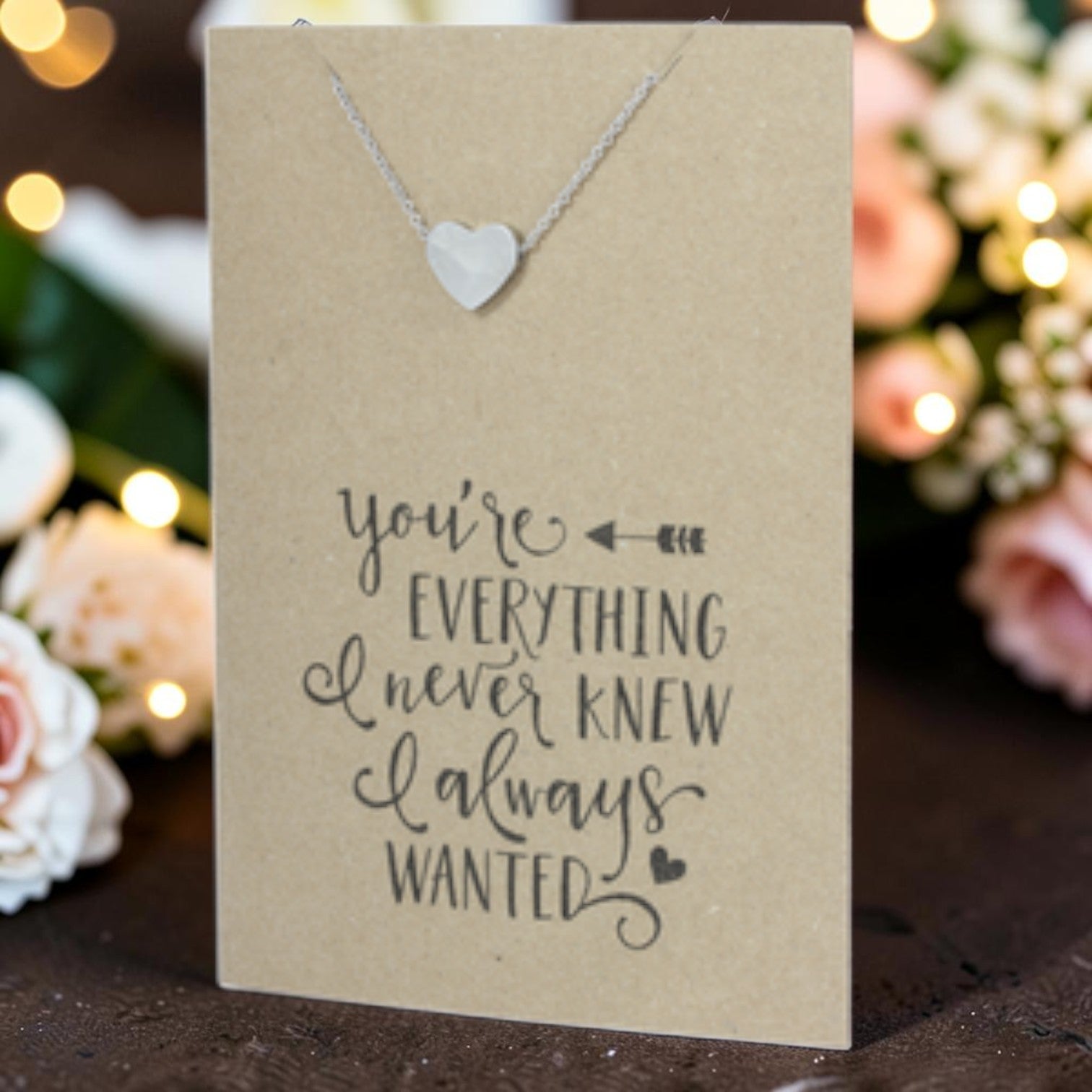 Heart Pendant & Chain - Card 238
