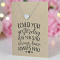 Heart Pendant & Chain - Card 239
