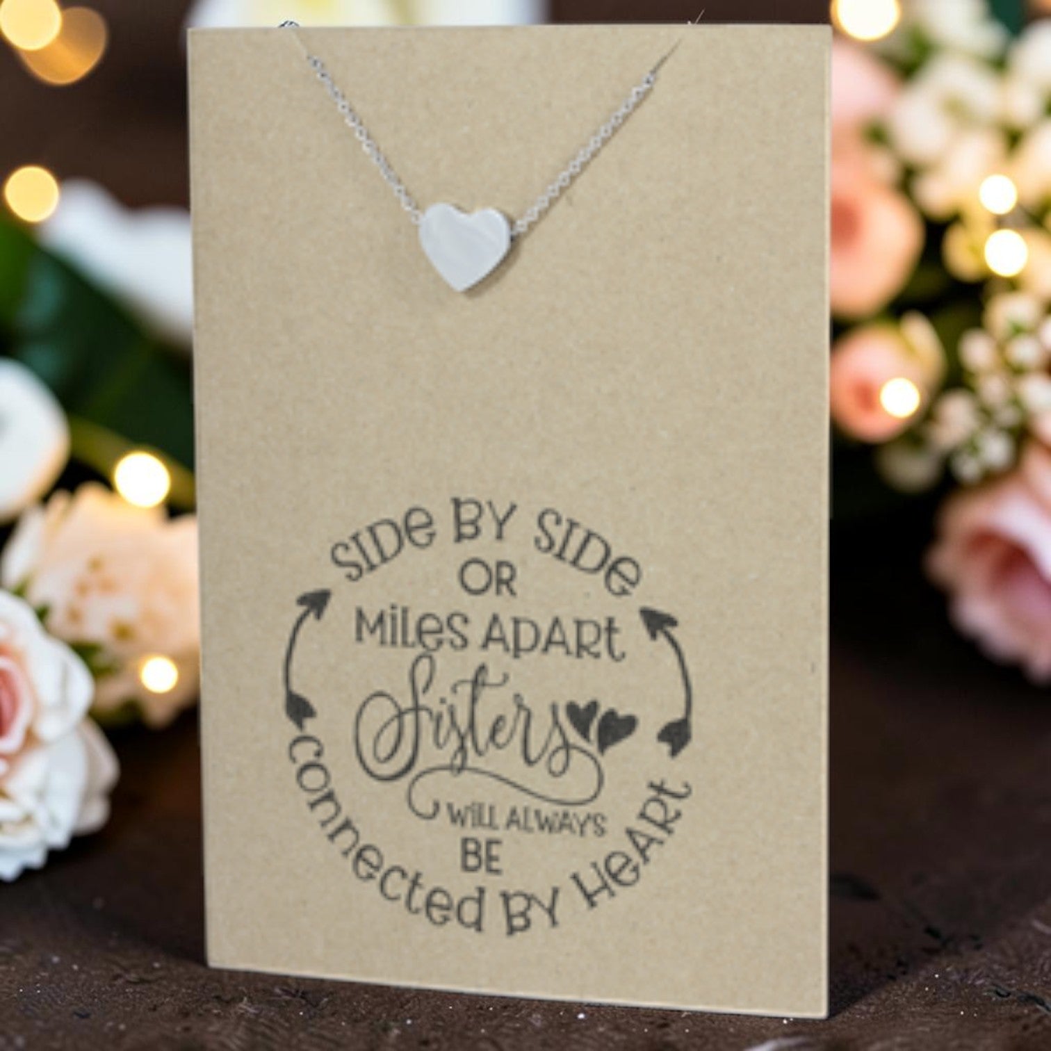 Heart Pendant & Chain - Card 241