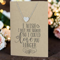Heart Pendant & Chain - Card 243