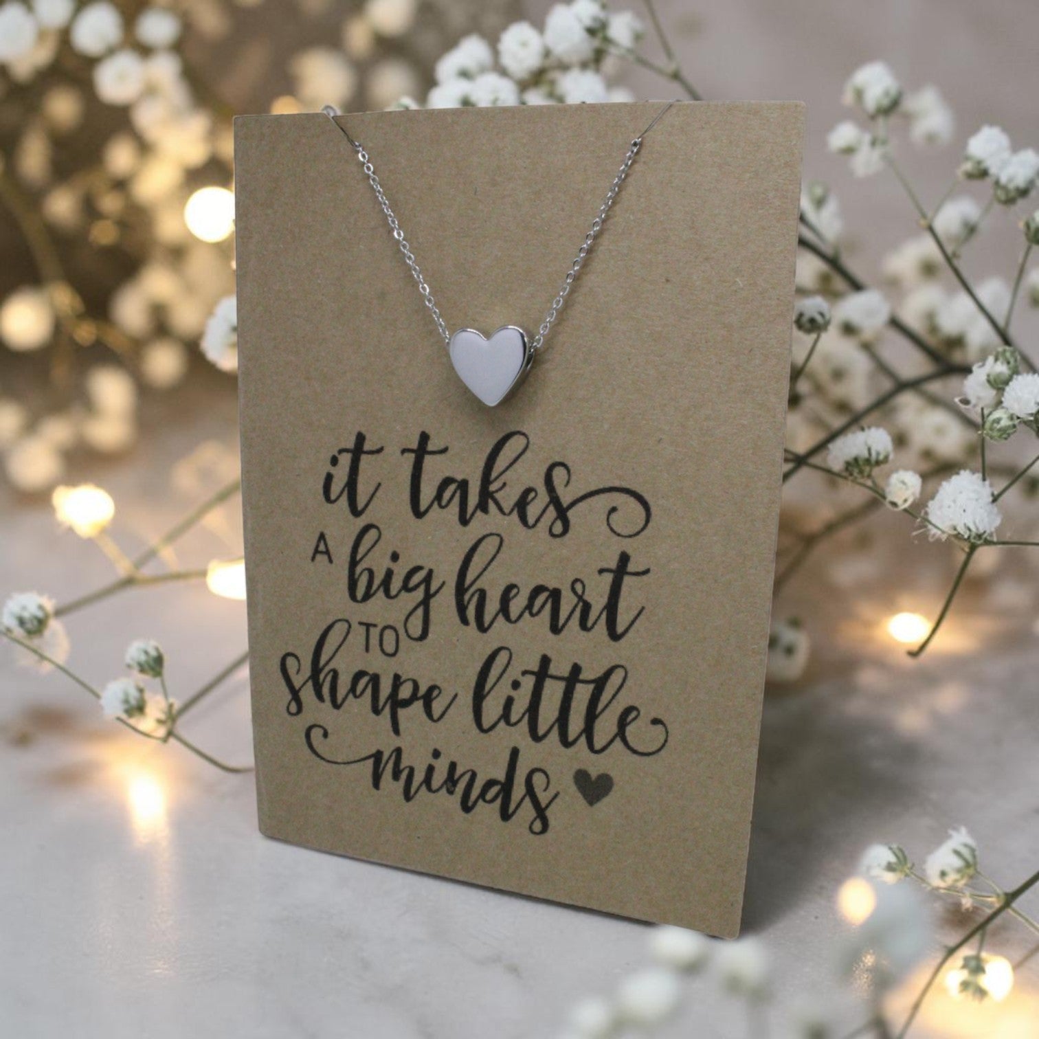 Heart Pendant & Chain - Card 29