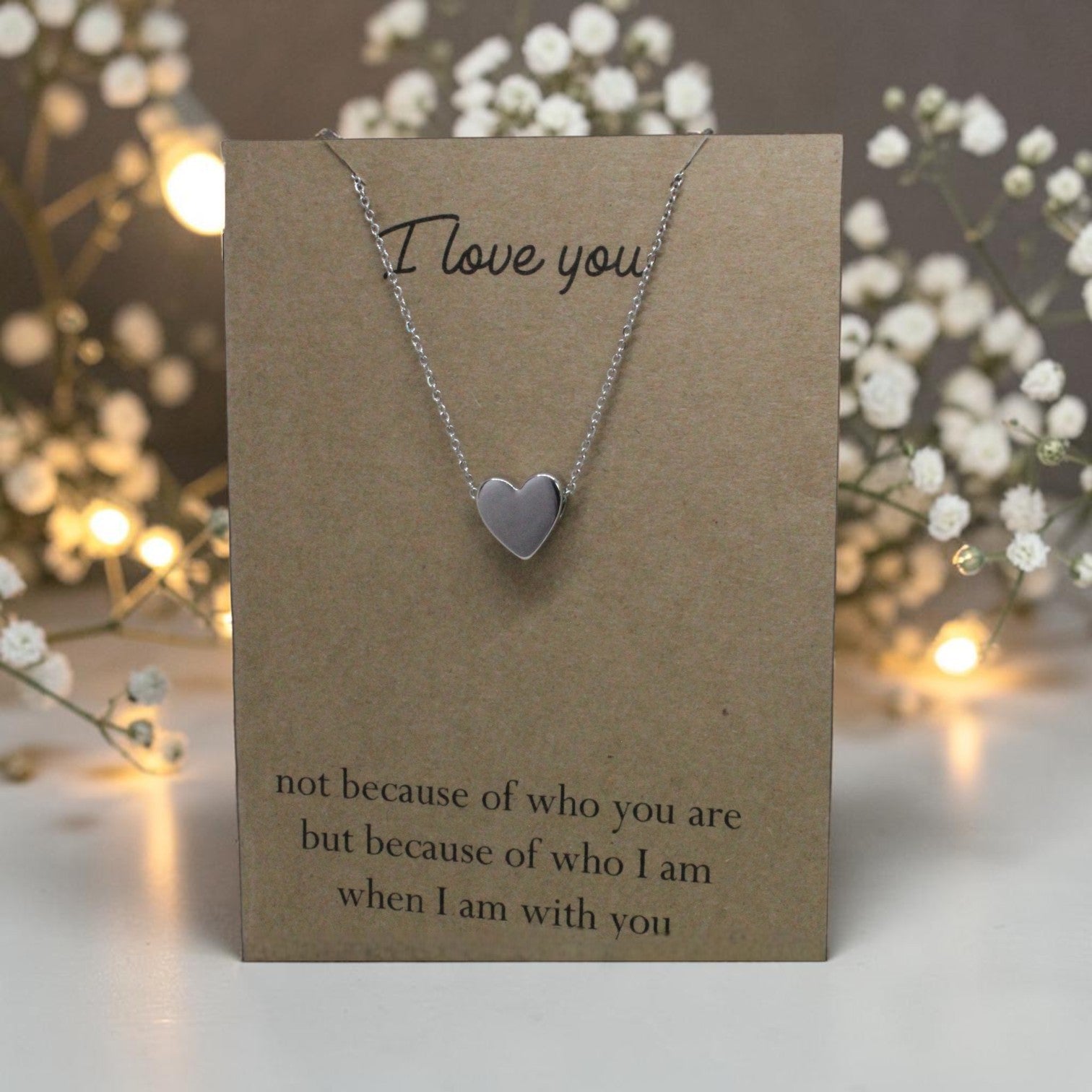 Heart Pendant & Chain - Card 41