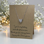 Heart Pendant & Chain - Card 43