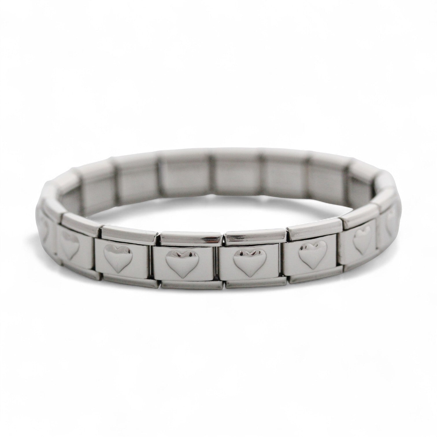 9mm Heart Italian Charm Starter Bracelet