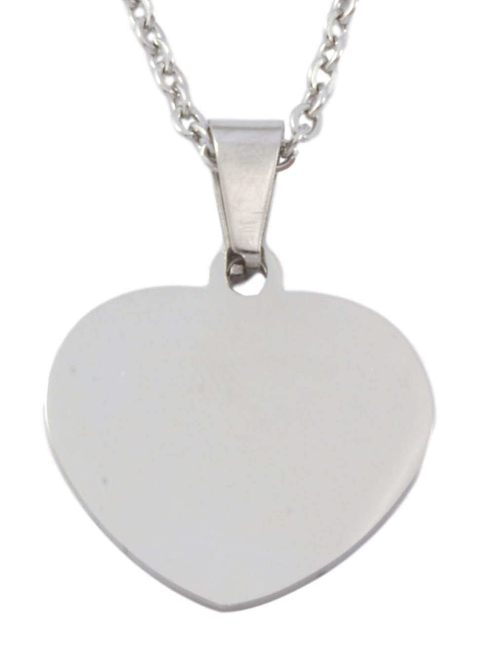 Medical ID QR Heart Pendant