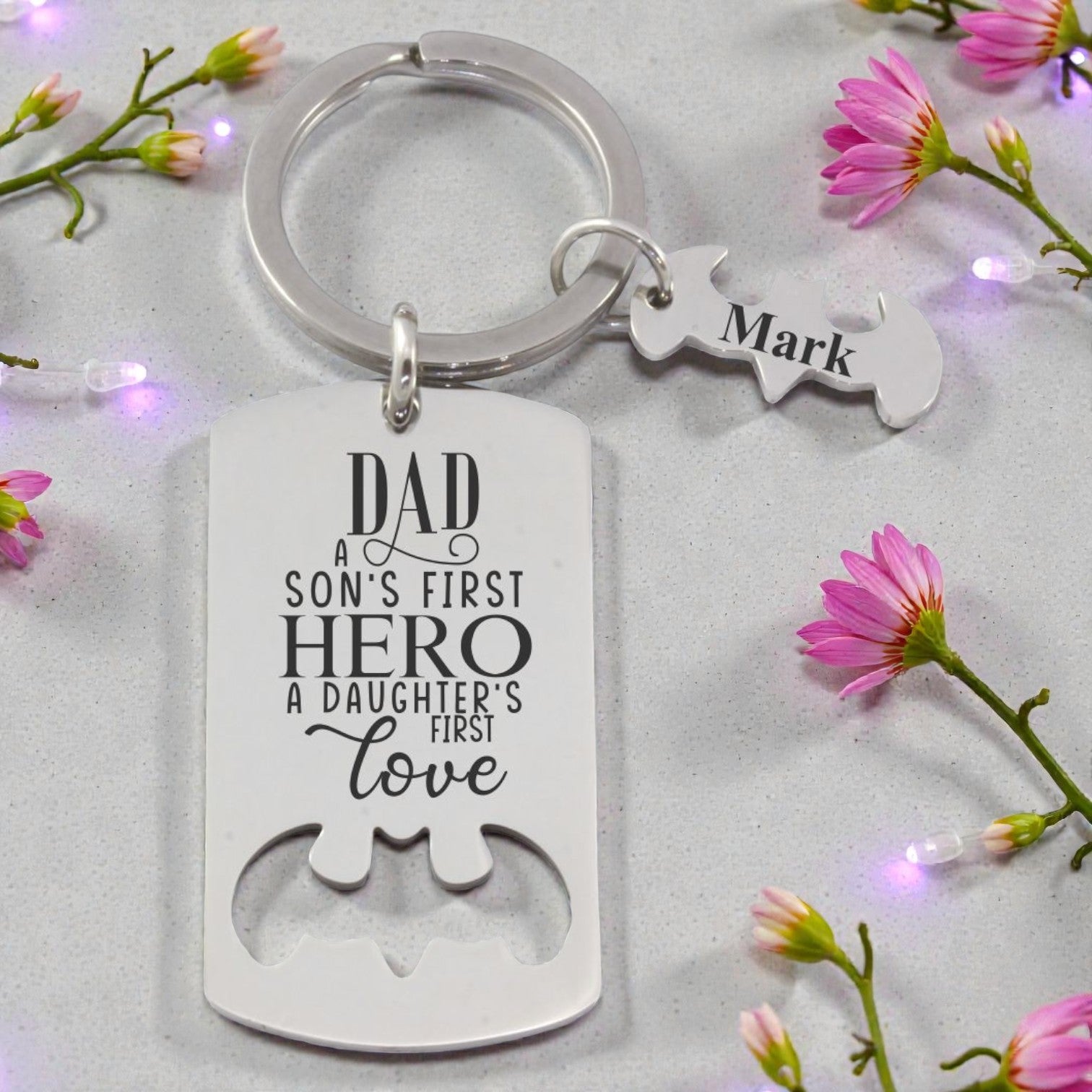 Hero Engraved Keyring