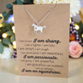 Horse Heart Pendant & Chain - Card 320