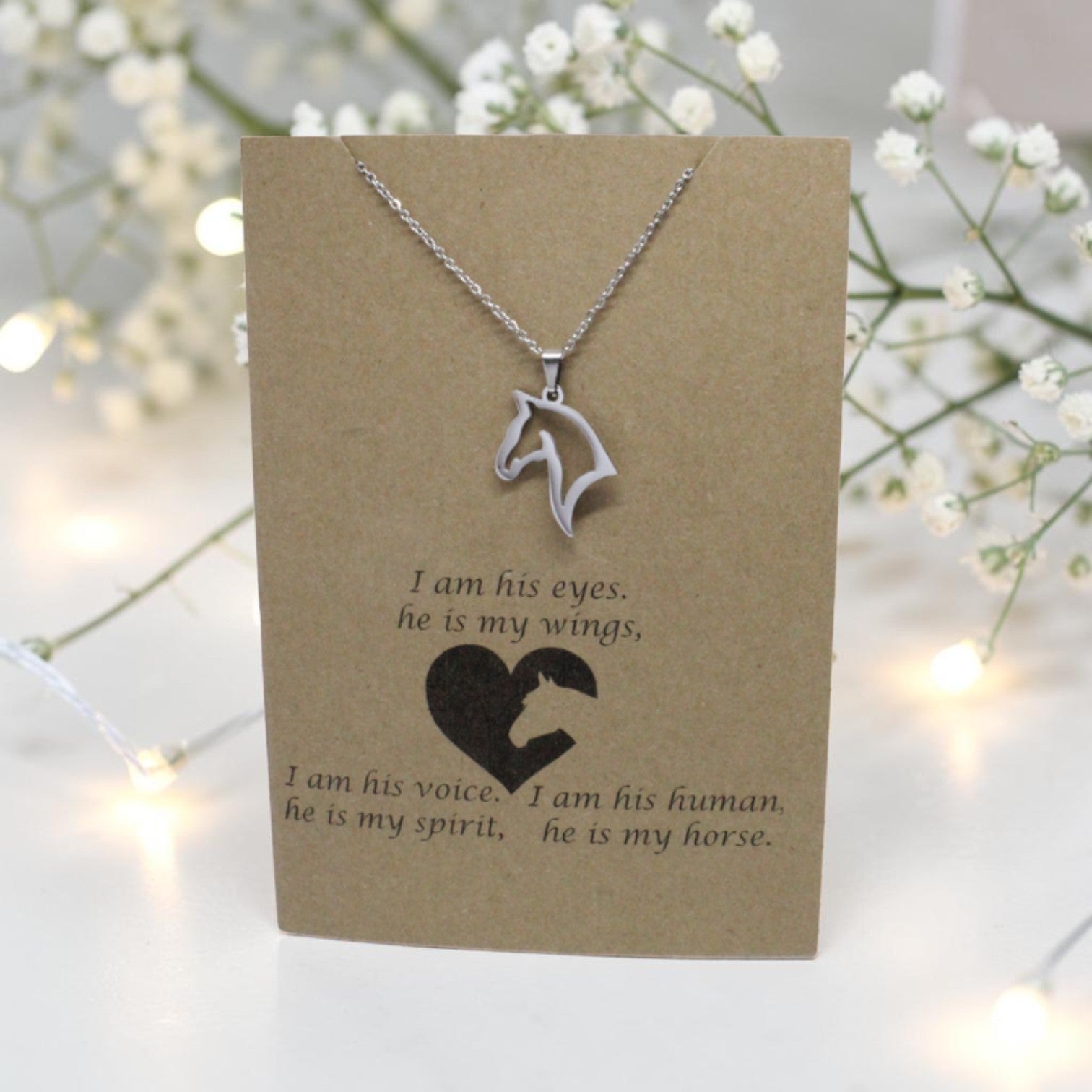 Horse Pendant & Chain - Card 147