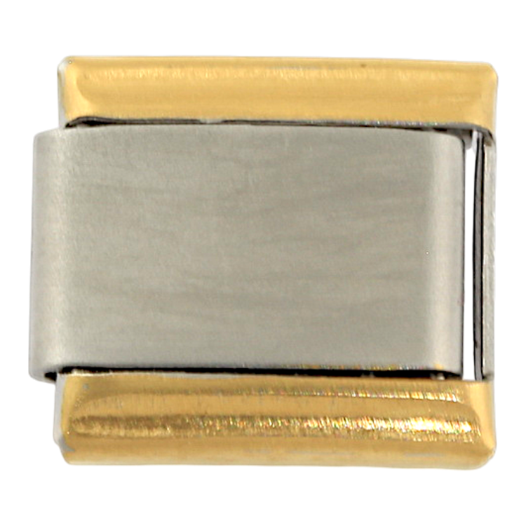 9mm Engraved Name/Word Italian charm (Gold edge)