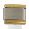 9mm Matte Gold Edge Single Link