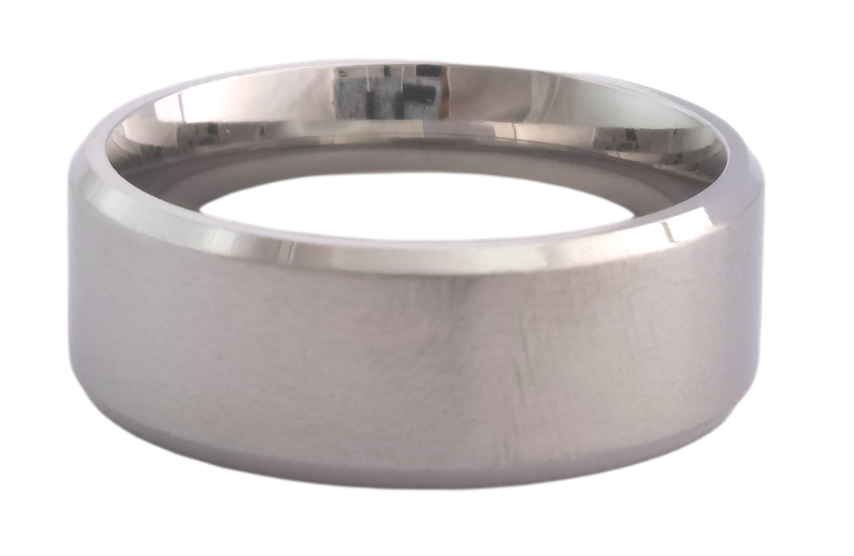 Stainless Steel Engraved Men's Ring